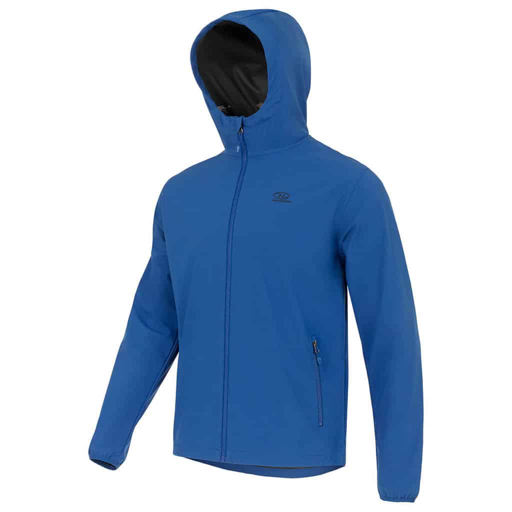 Highlander Shield Water Repellent Jacket (Grey / Black / Blue)