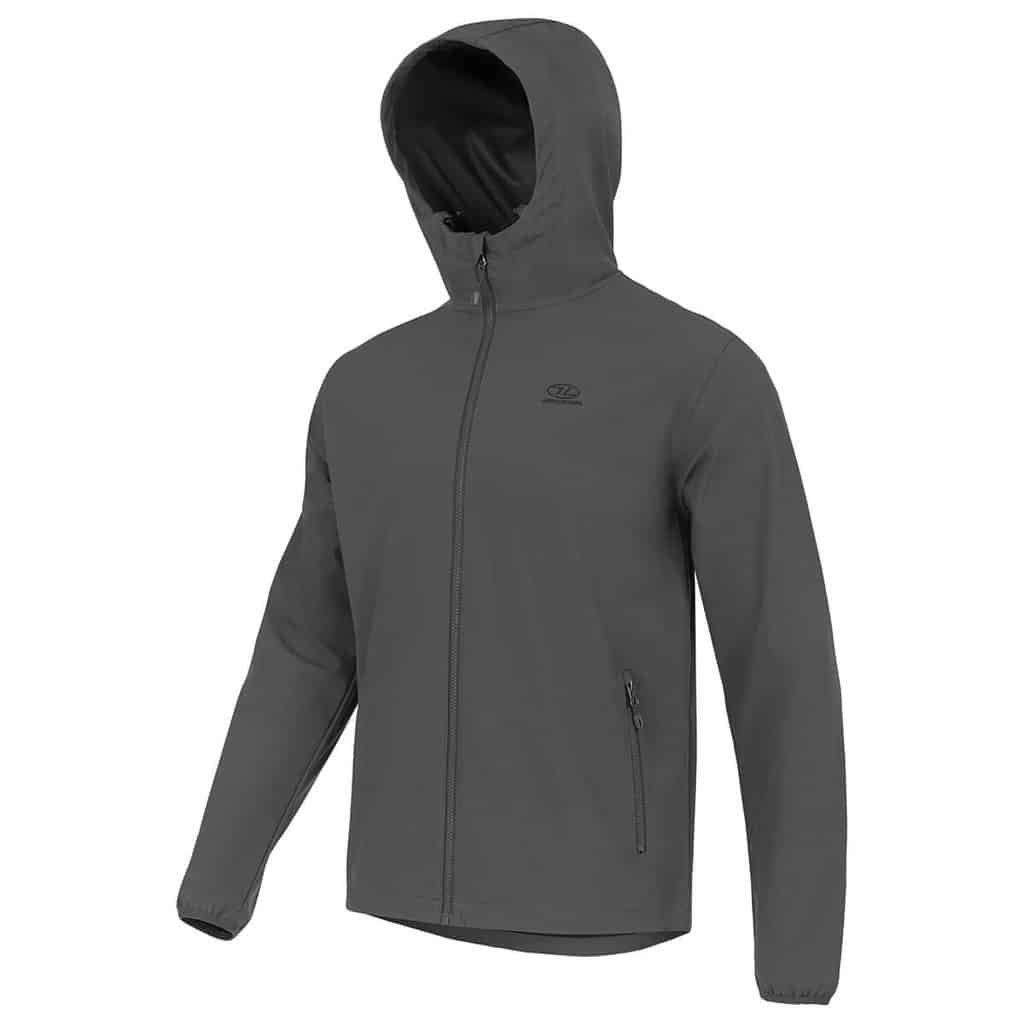 Highlander Shield Water Repellent Jacket (Grey / Black / Blue)