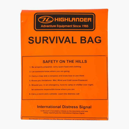 Highlander Emergency Survival Bag (Various Colours)