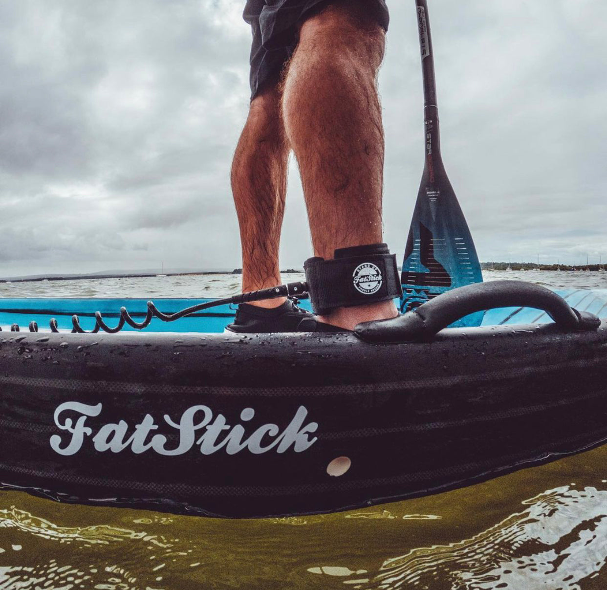 Coiled SUP Paddle Board Ankle Leash 10ft