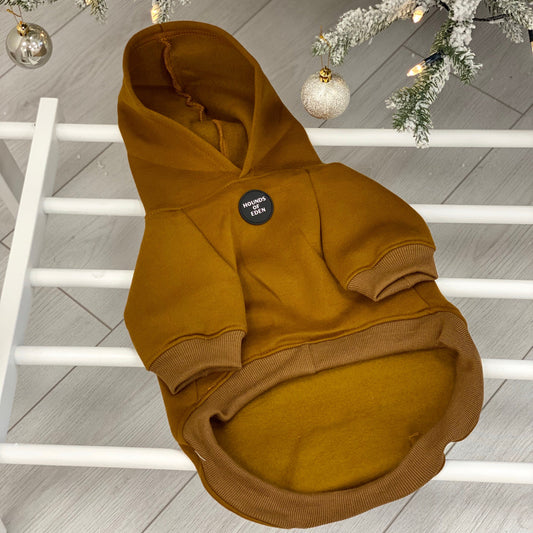 Dog Hoodie - Brown