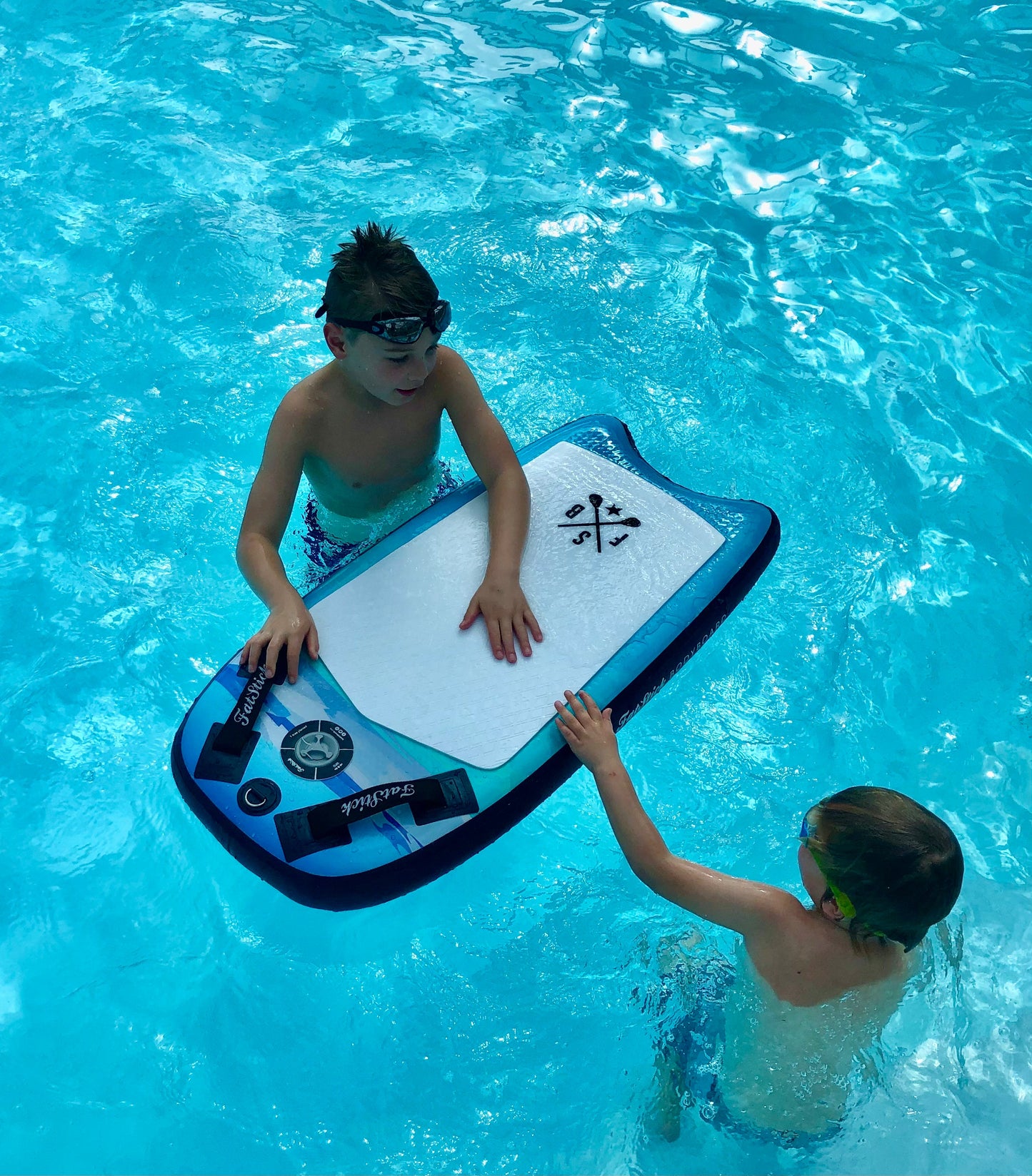 Inflatable 43" FatStick Body Board Package