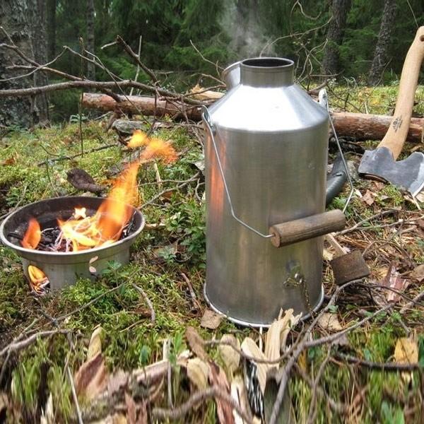 Kelly Kettle Base Camp 1.6 ltr (Stainless Steel) + Whistle