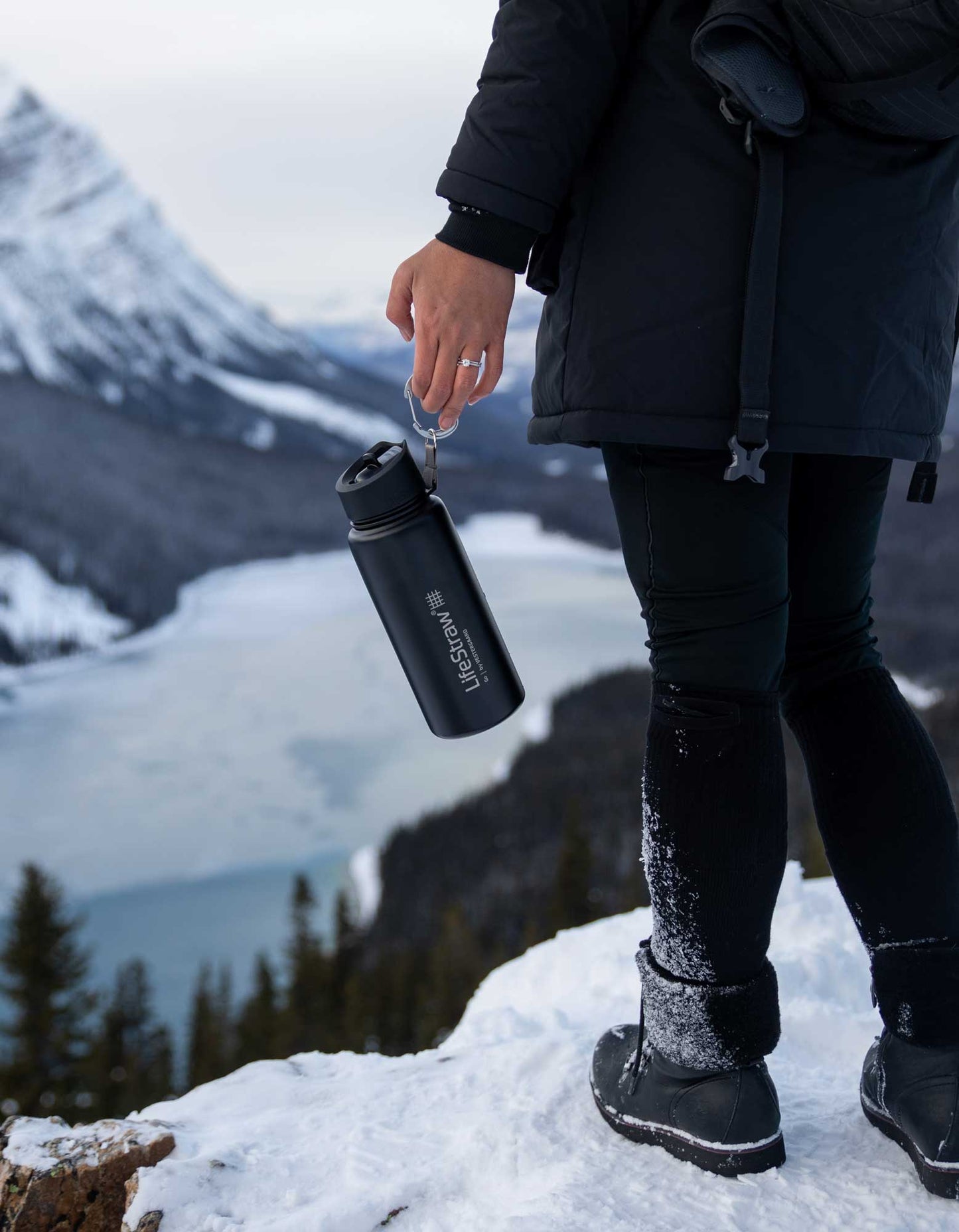 Lifestraw Go Stainless Steel 700ml Filter Water Bottle (Various Colours)