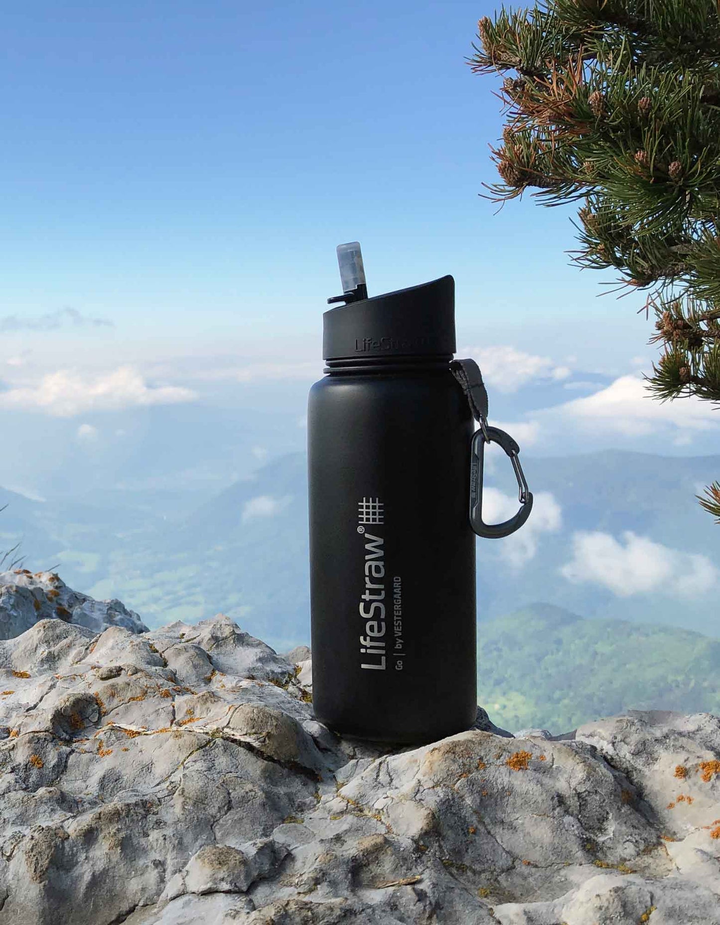 Lifestraw Go Stainless Steel 700ml Filter Water Bottle (Various Colours)