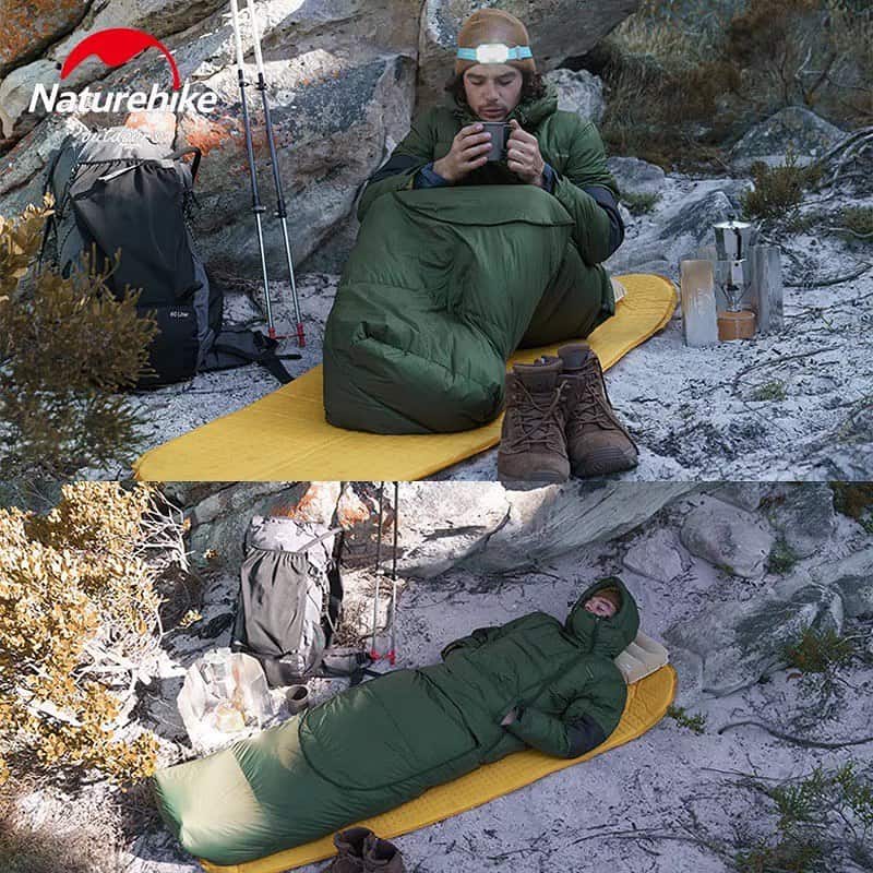 Naturehike 2 in 1 Sleeping Bag and Down  Jacket