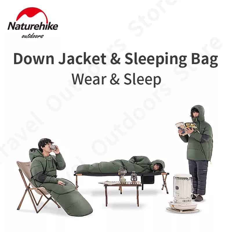 Naturehike 2 in 1 Sleeping Bag and Down  Jacket