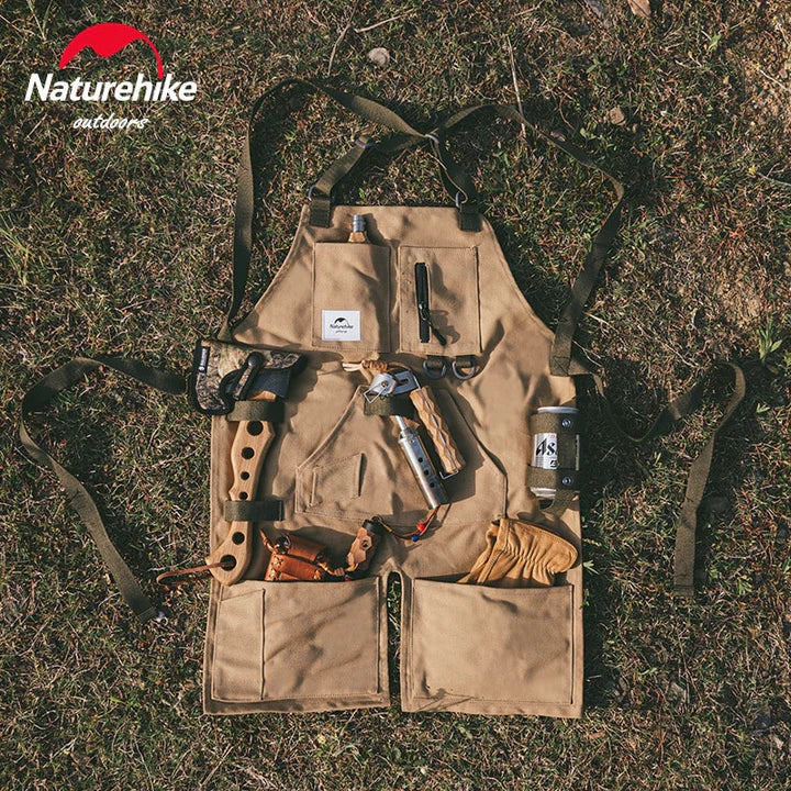 Naturehike Canvas Camping Apron with adjustable straps (Various colours)
