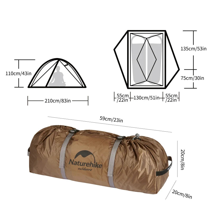 Naturehike Canyon 2 Pop Up 2 Man Tent