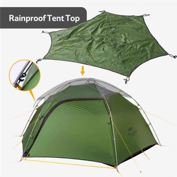 Naturehike Cloud Peak 2-Man Tent (Green)