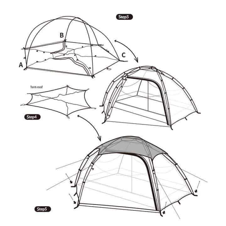 Naturehike Cloud Peak 2-Man Tent (Green)
