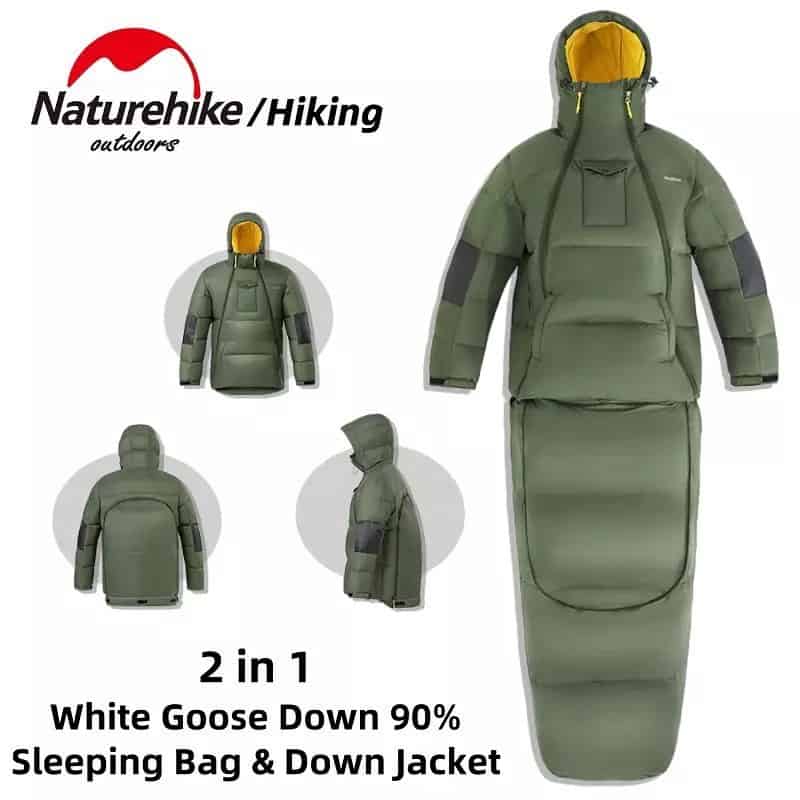 Naturehike 2 in 1 Sleeping Bag and Down  Jacket