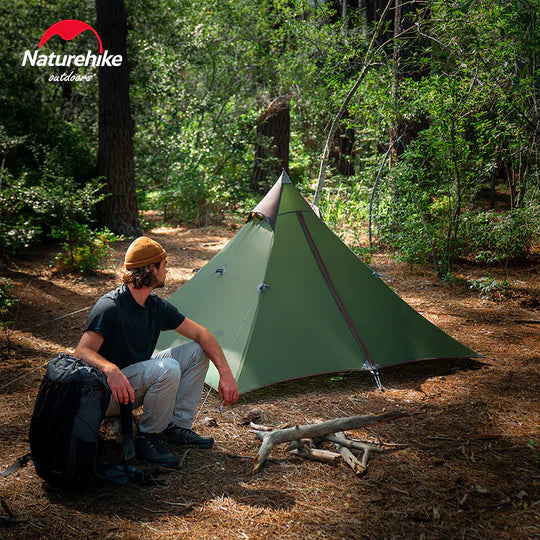Naturehike Spire Hiking 1 Person Ultralight Camping Tent  Green Full Kit