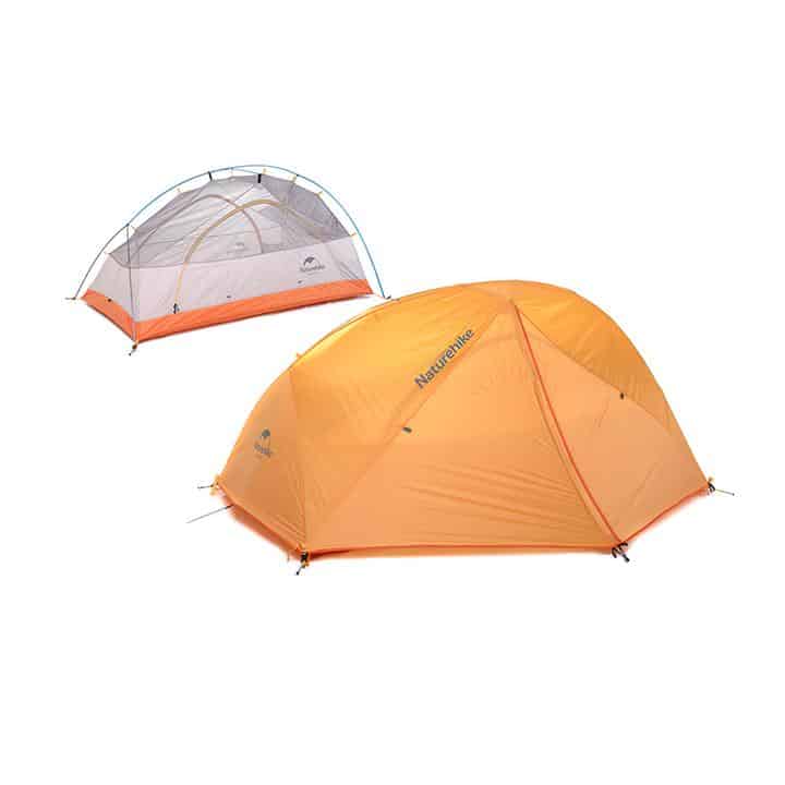Naturehike Star-River 210T Orange Inc Mat