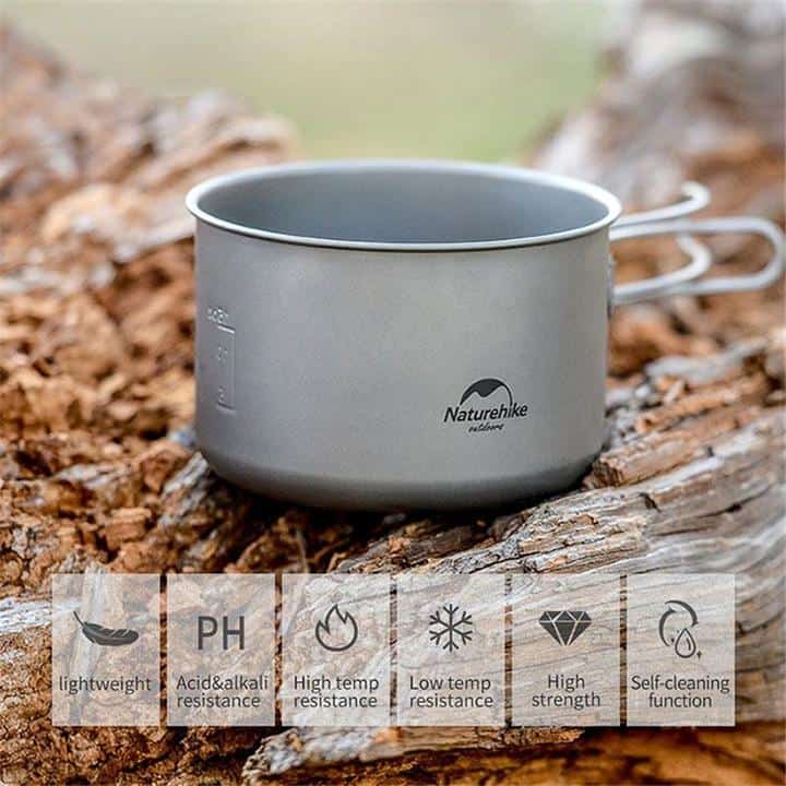 Naturehike Titanium Lightweight Cookware