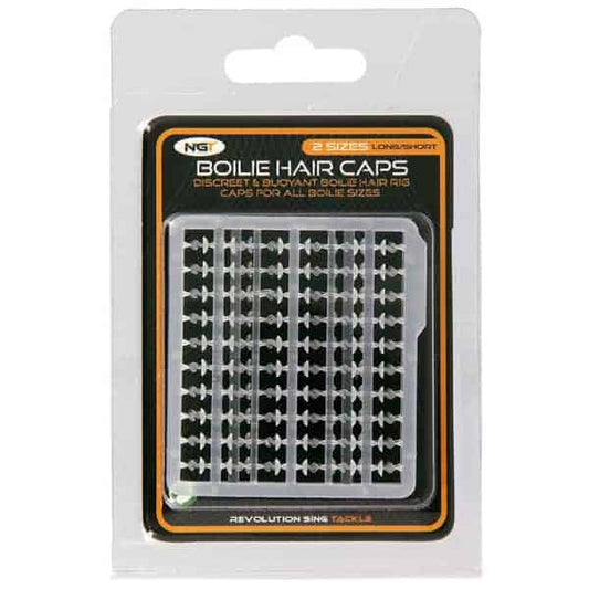 NGT Twin Pack Hair Rig Caps Long and Short