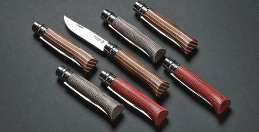 Opinel No.8 Laminated Birch Collection (Various Colours)