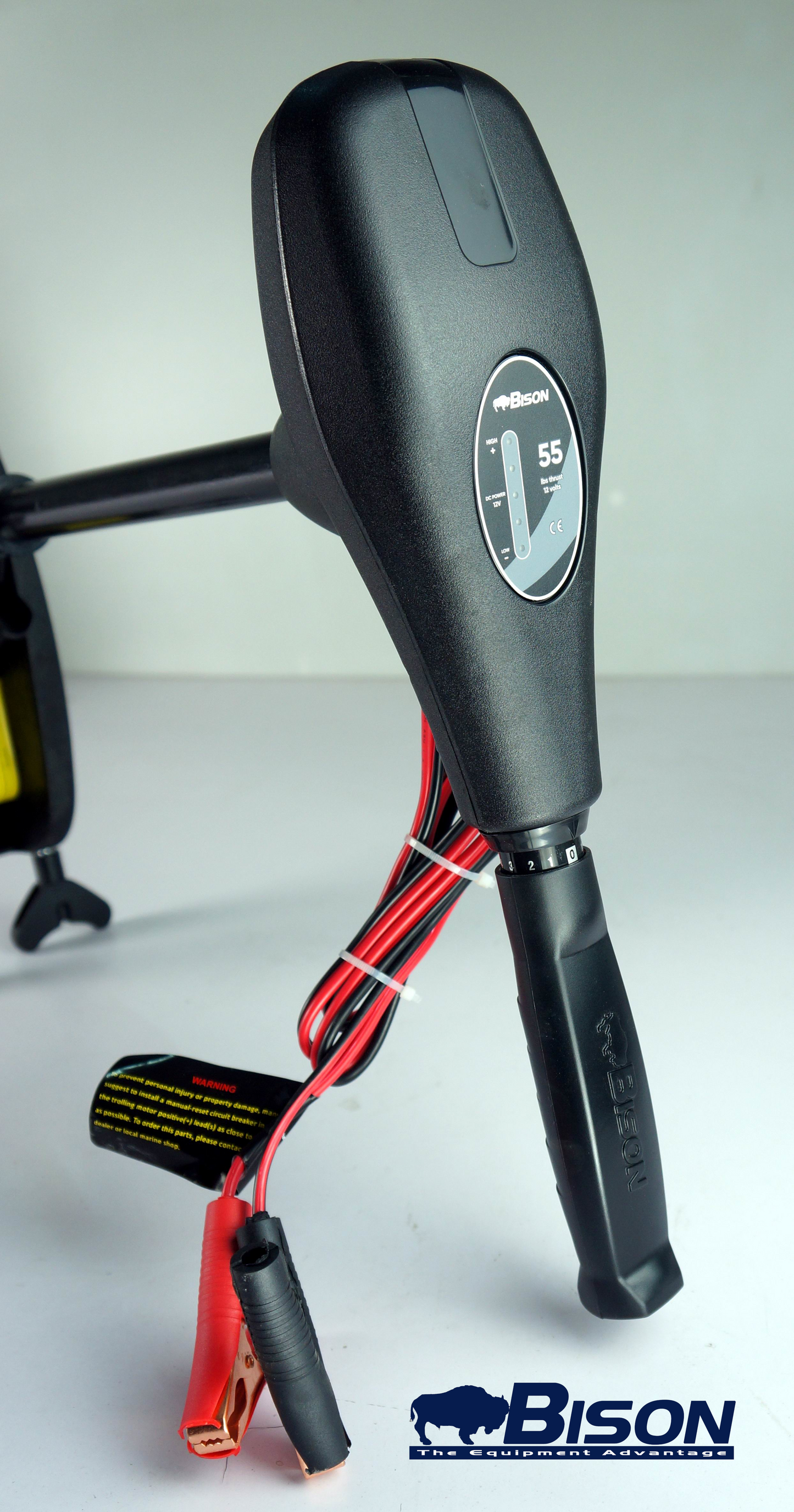 BISON 40'/lb SALT WATER ELECTRIC OUTBOARD MOTOR + BATTERY CHARGER