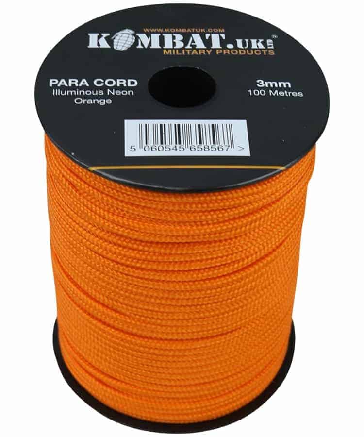 Para Cord 3mm on 100m Reel (Various colours)