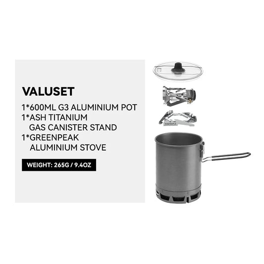 FireMaple Petrel G3 Cooking set (Ultralight)