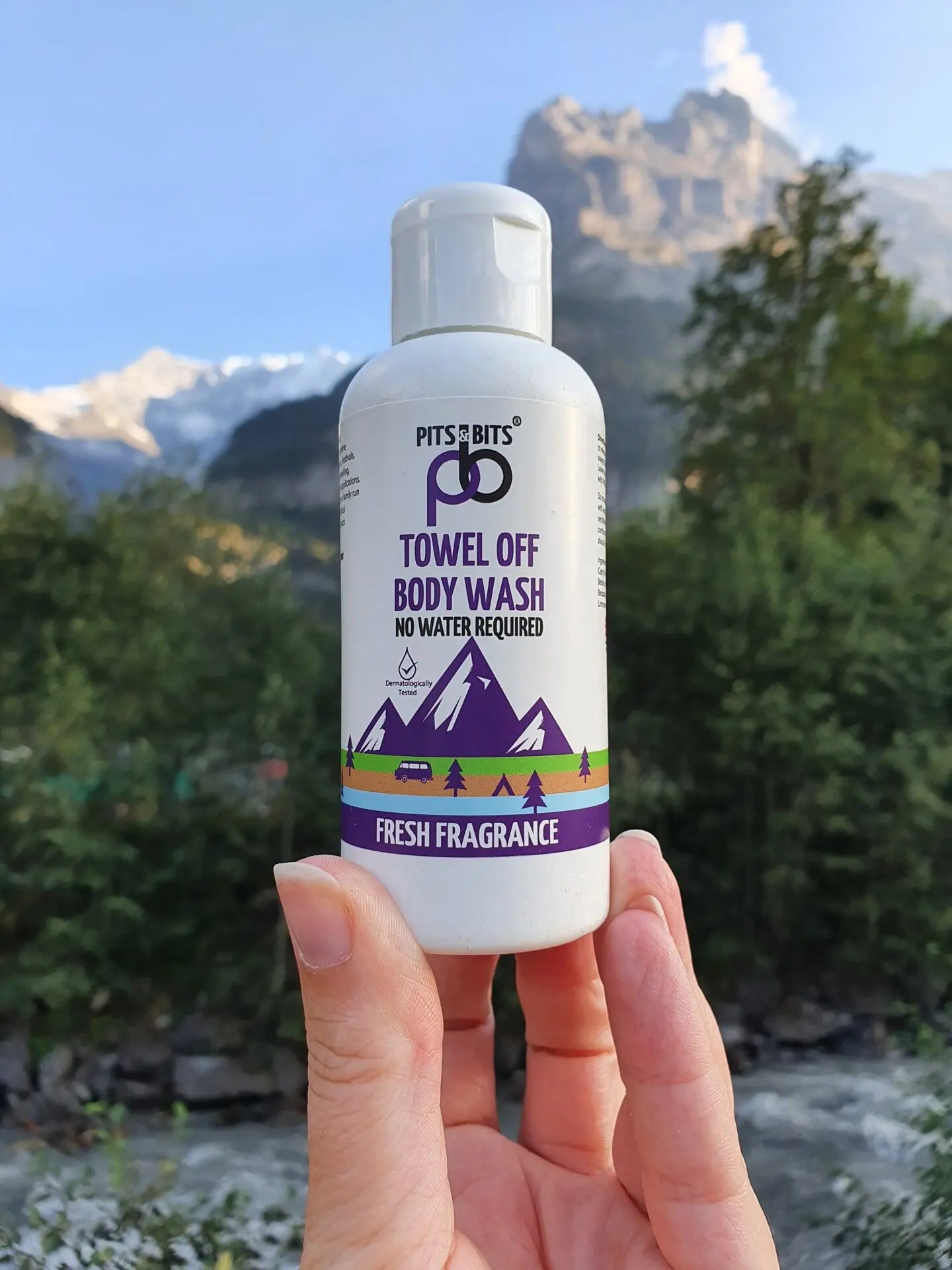 Pits and Bits Towel Off Body Wash - Fresh Fragrance