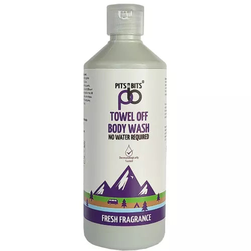 Pits and Bits Towel Off Body Wash - Fresh Fragrance