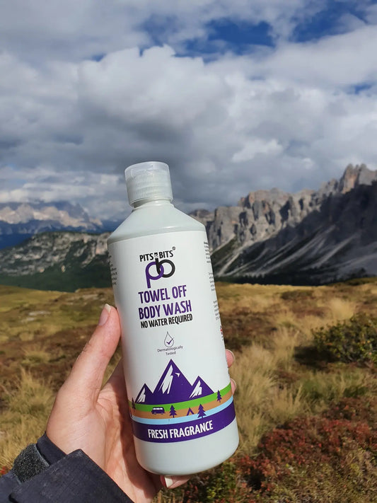 Pits and Bits Towel Off Body Wash - Fresh Fragrance