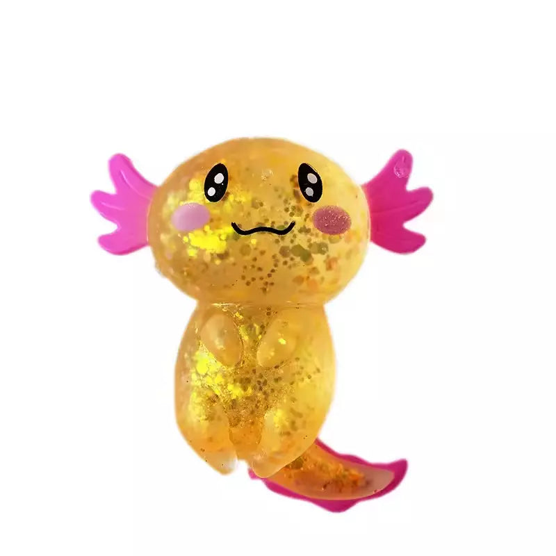Axolotl Glitter Squishies Stress Fidget Toy