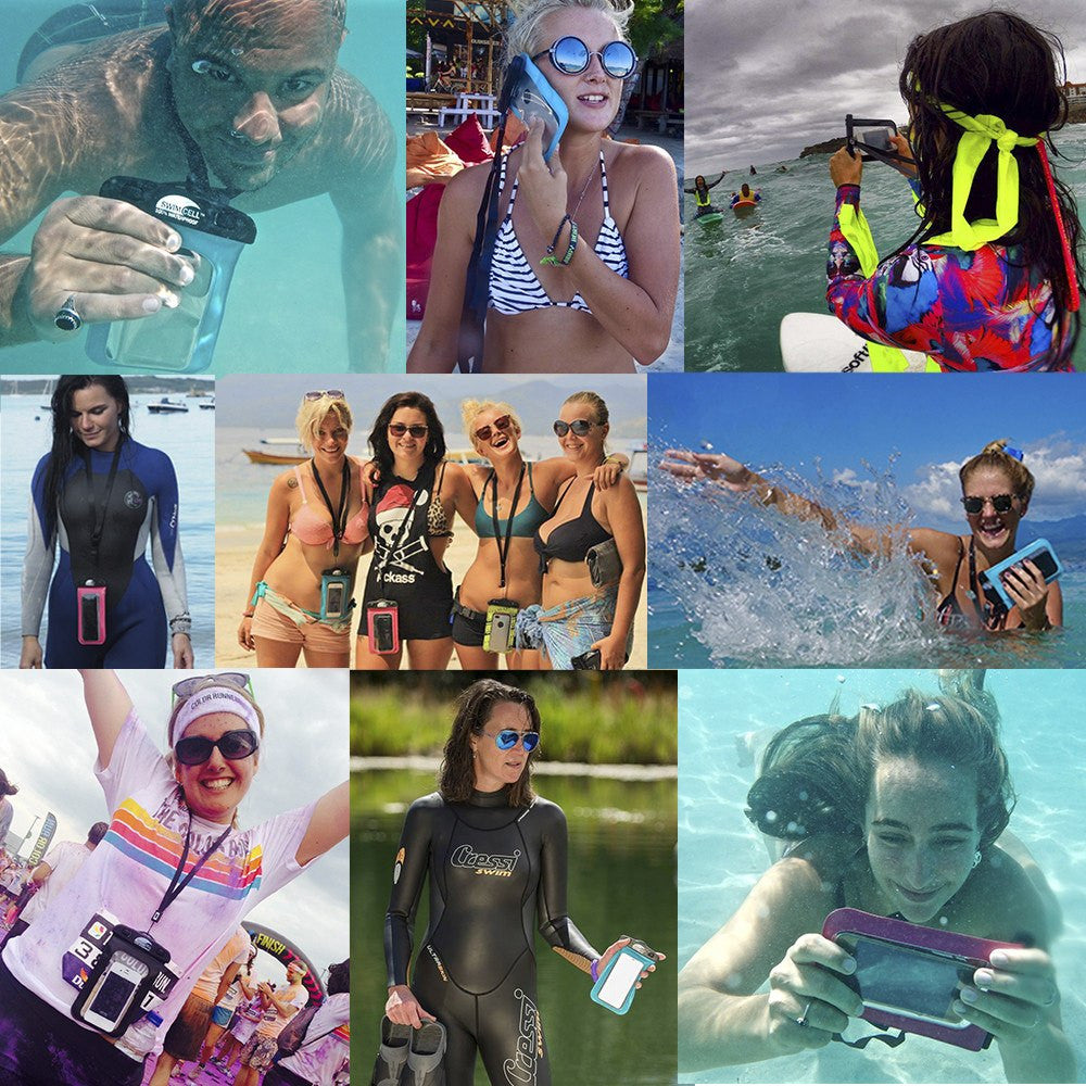 SwimCell Waterproof Case For iPhone & Android- Large