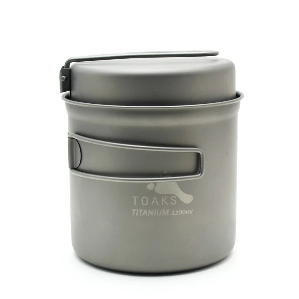 Toaks Titanium Pot with Pan ( 1100ML or 1300ML)