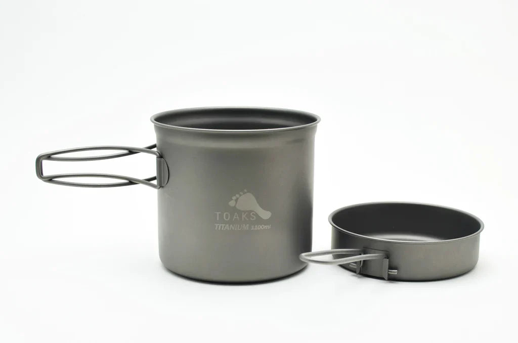 Toaks Titanium Pot with Pan ( 1100ML or 1300ML)