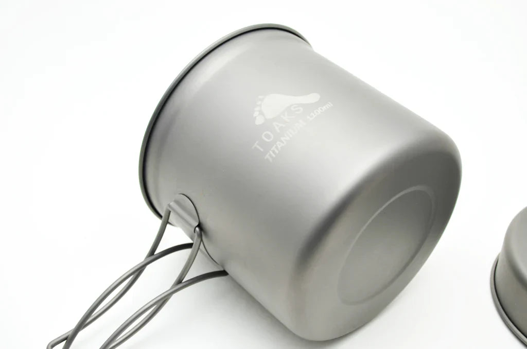 Toaks Titanium Pot with Pan ( 1100ML or 1300ML)