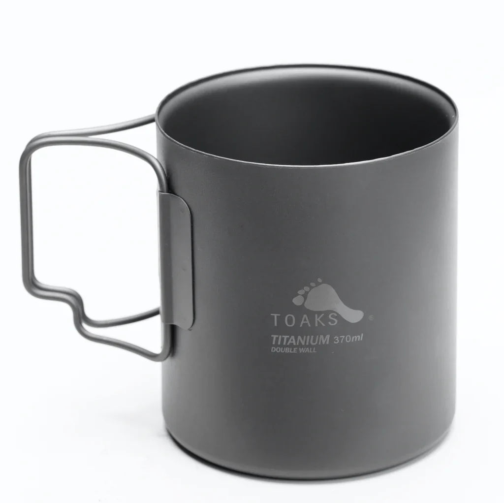 Toaks Titanium Double Wall Mug (370ML or 450ML)