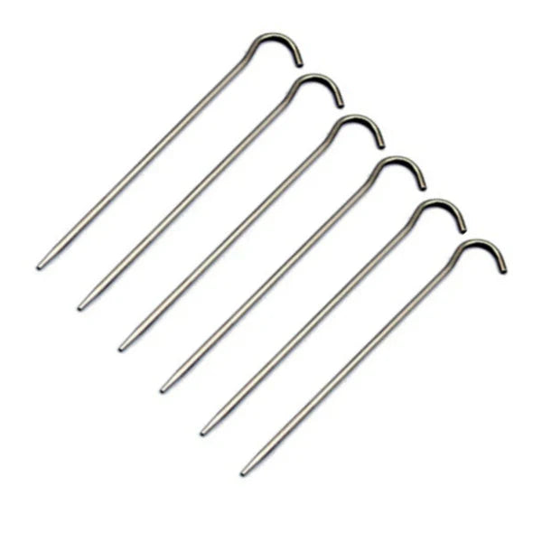 Toaks Titanium Hook Pegs (Pack of 6)