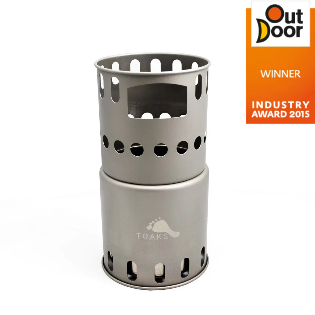 Toaks Titanium Wood Burning Stove ( Small  /  Large)