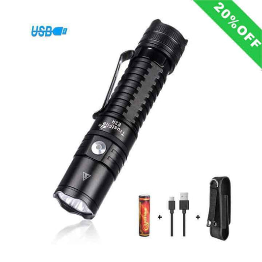 Trustfire E3R Rechargeable EDC Flashlight