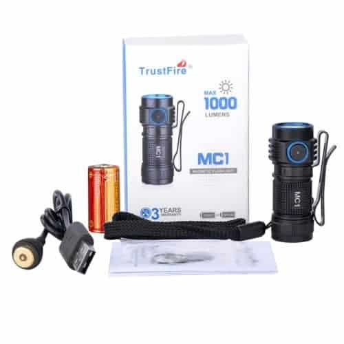 Trust Fire MC1 Rechargeable EDC Mini Flashlight